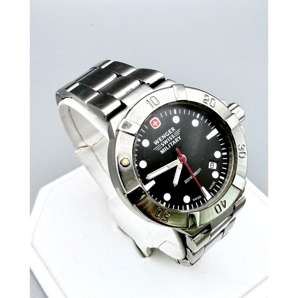 Wenger Swiss Military 79172 Women's 200M Dive Watch Black Dial Quartz